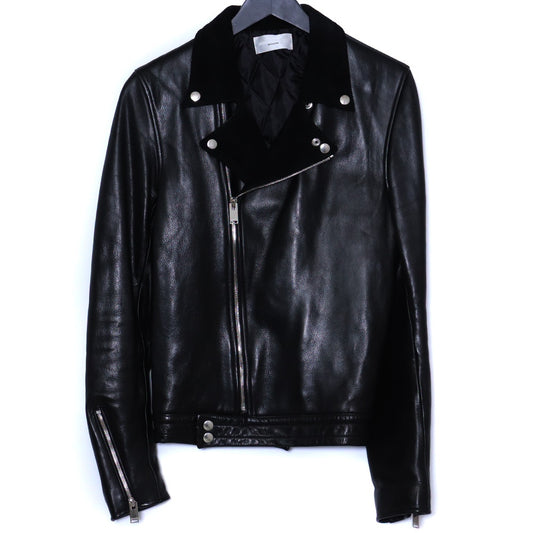 ANNDIRK IZM Double Riders Leather Jacket Black