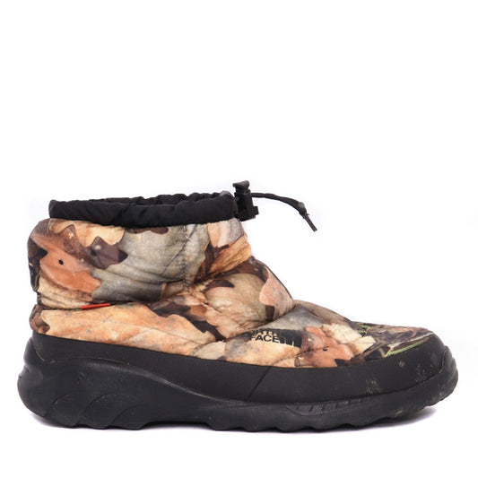 Supreme x TNF 16AW Nuptse Bootie Leaf Camo Boots Size 26cm