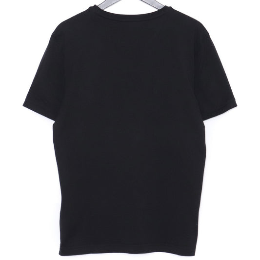 FENDI Logo Label Cotton T-Shirt Black Size L
