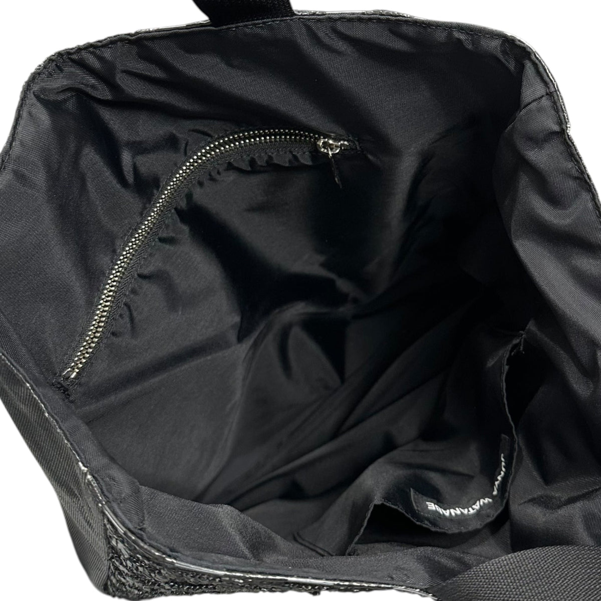 JUNYA WATANABE 25SS Mixed-Fabric Patchwork Tote Bag Black