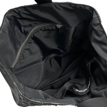 JUNYA WATANABE 25SS Mixed-Fabric Patchwork Tote Bag Black