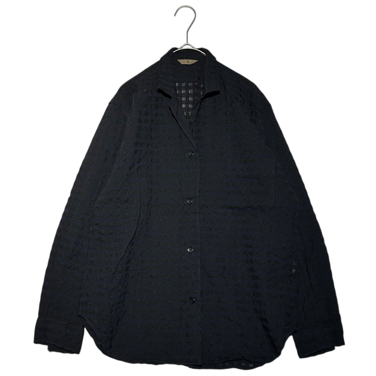 Y's 70s-80s Sheer Check Shirt Multi