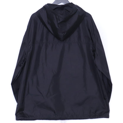 CELINE 22SS Eddie Slimane Nylon Logo Hoodie Black Size 50