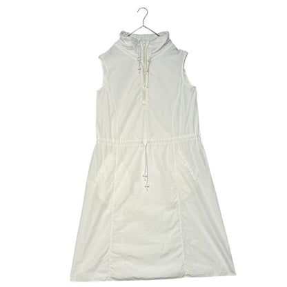 MAISON MARGIELA 19SS Half-Zip Drawstring Dress White Size 38