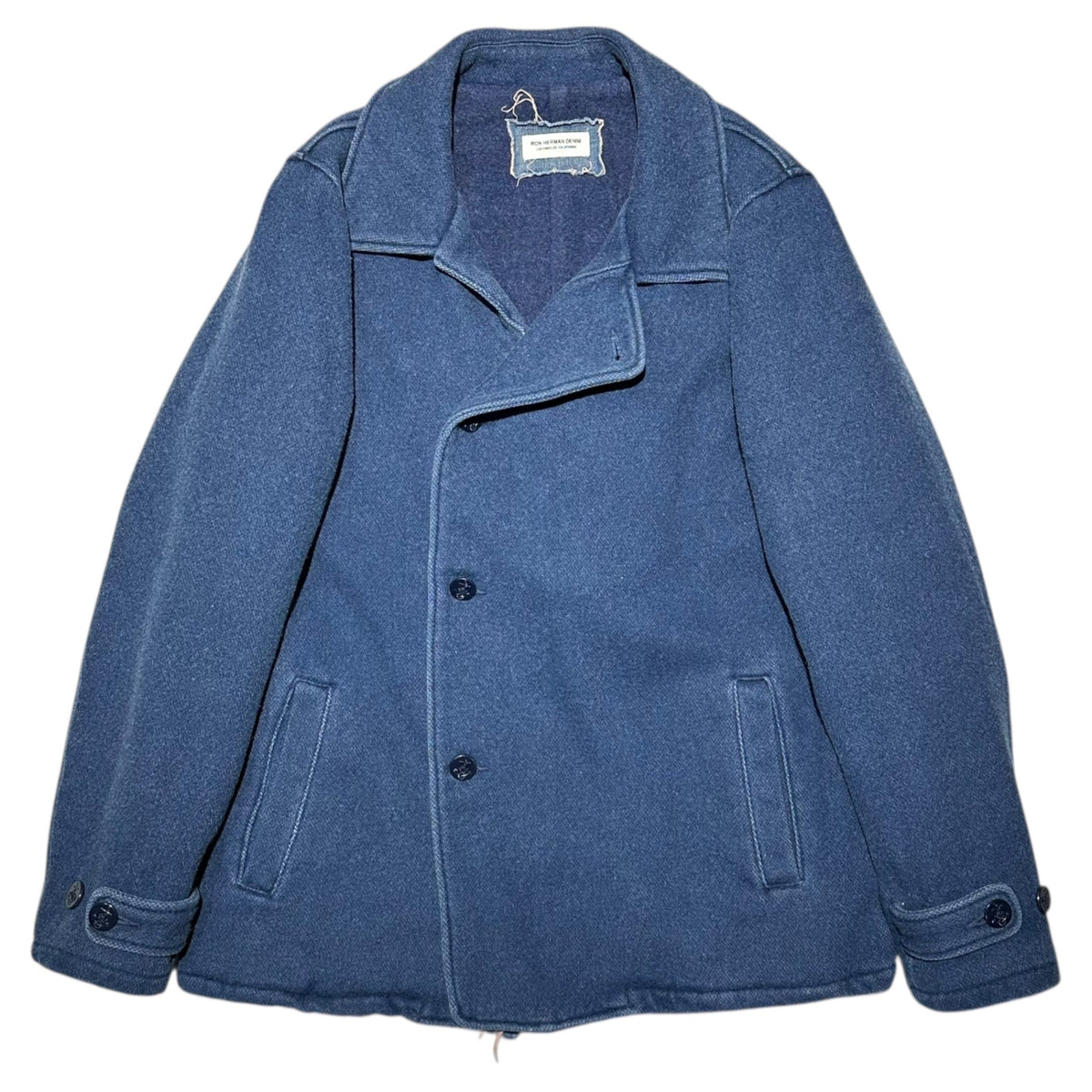 Ron Herman DENIM Indigo Melton Rider Wool Blend Size L