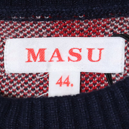 MASU 23AW Marble Flag Knit Sweater Multi Size 44