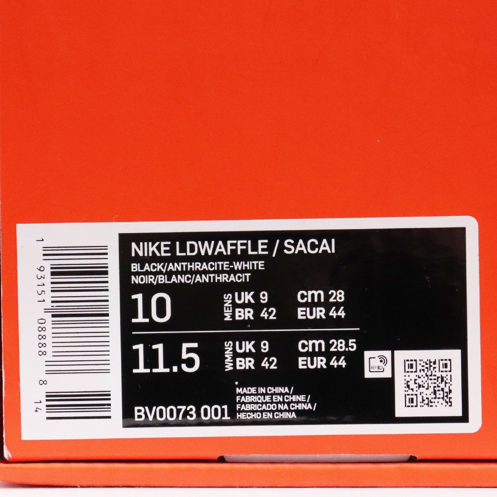SACAI LD WAFFLE Sneakers Black Size 28cm
