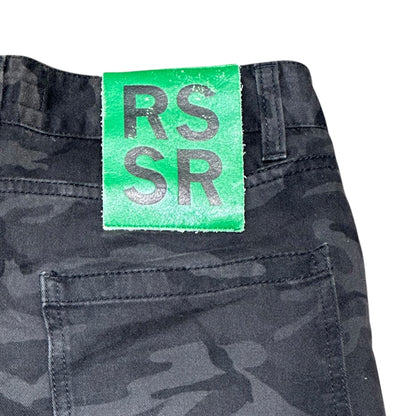 RAF SIMONS 14AW "STERLING RUBY" Camo Skinny Multi Ring Size 44