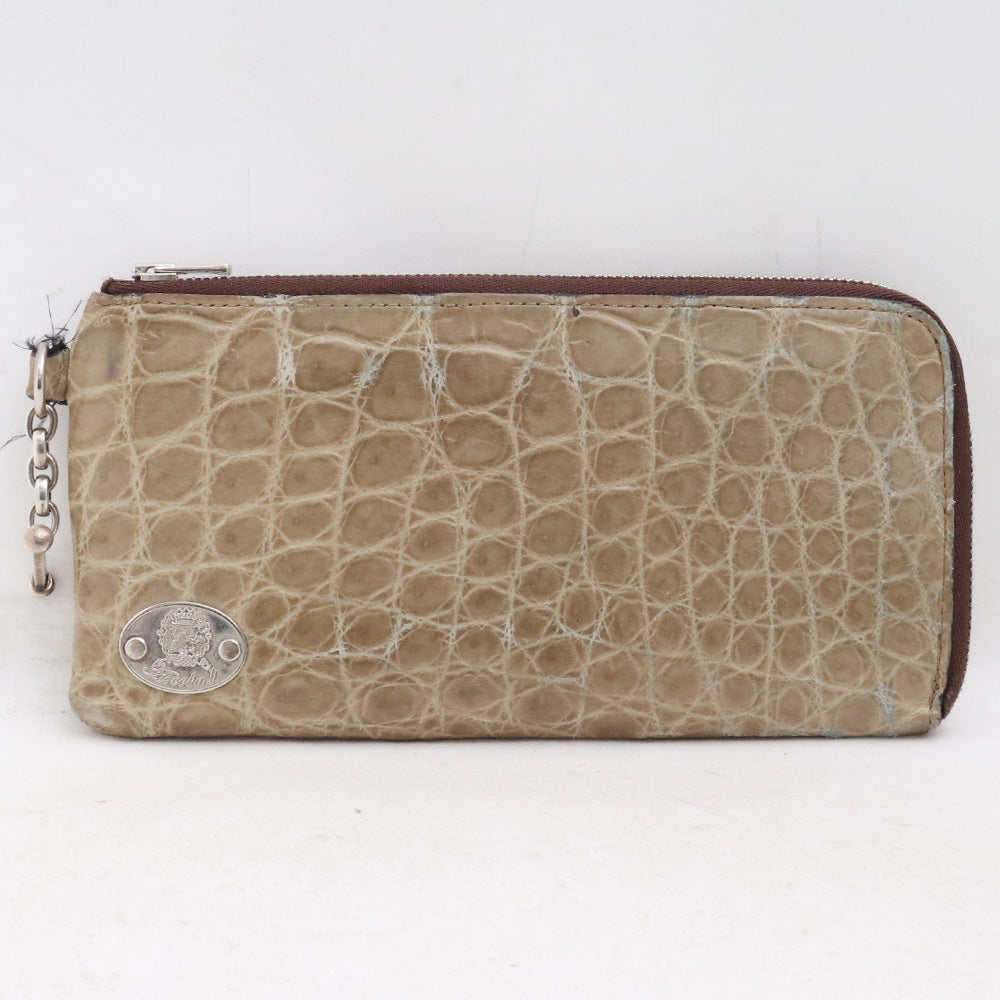ACOBALT Crocodile L-Zip Wallet Custom Tarp Size ONE SIZE