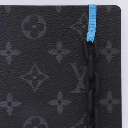 Louis Vuitton Monogram Eclipse Chain Black Blue Size F
