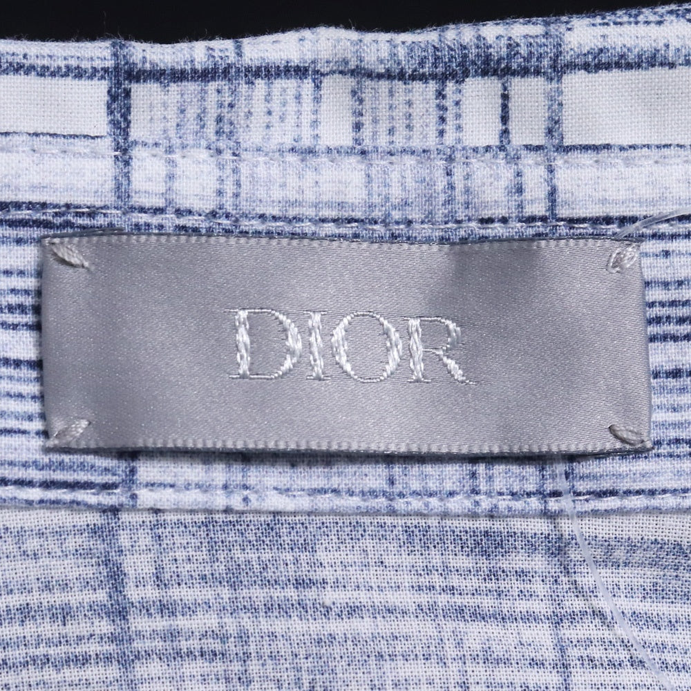 DIOR x Jack Kerouac Graffiti Shirt White/Blue Size 38