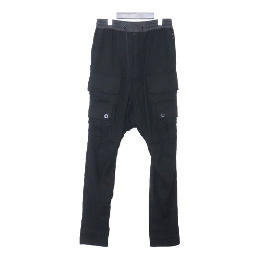 Devoa 21AW Ramie High Count Drop Crotch Pants Black Size 3