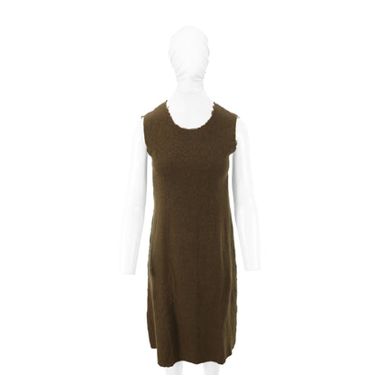COMME des GARCONS 1994 A/W Brown Wool Blend Dress Size S