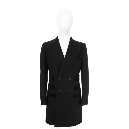 COMME des GARCONS 2014 AW Wool Blend Coat Black Size S