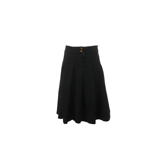 COMME des GARCONS Black Polyester Skirt Size XS