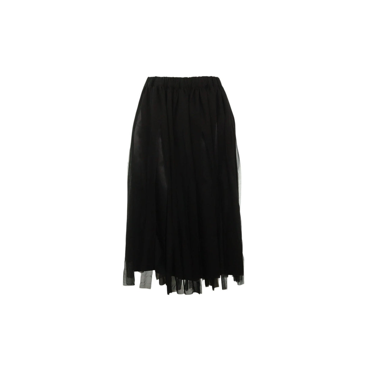 COMME des GARCONS 2022 S/S Black Polyester Skirt Size XS