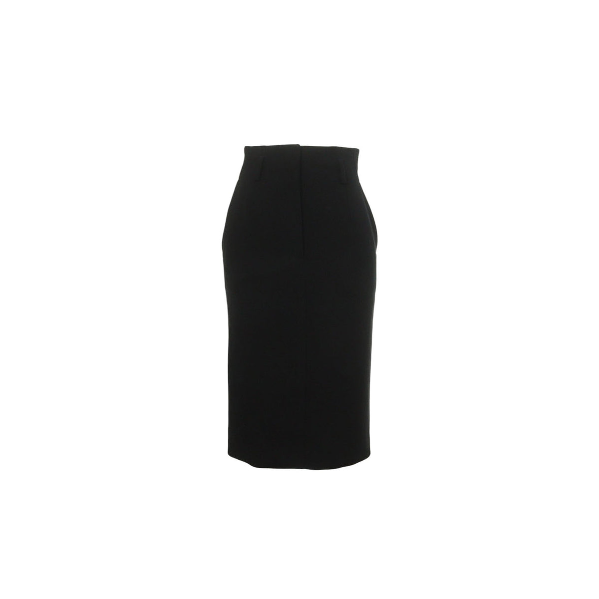 Hermes HERMÈS by Martin Margiela Black Wool Skirt Size 34