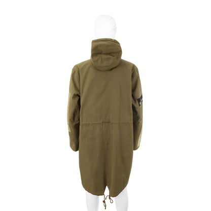 RAF SIMONS 2005 A/W Olive Cotton Coat Size 48