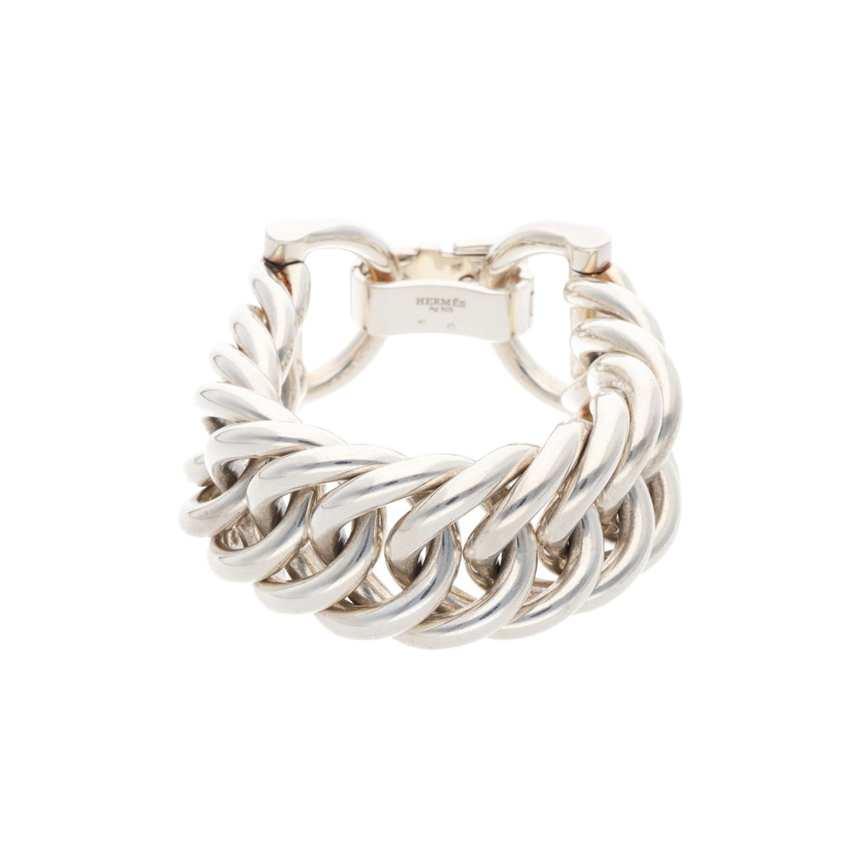 Hermes HERMÈS Silver 925 Bracelet Size 11LINK