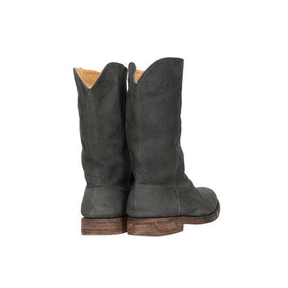 NUMBER (N)INE 2007 S/S Charcoal Gray Boots Size 9