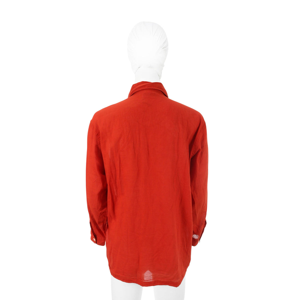 COMME des GARCONS Red Cotton Long Sleeve T-Shirt