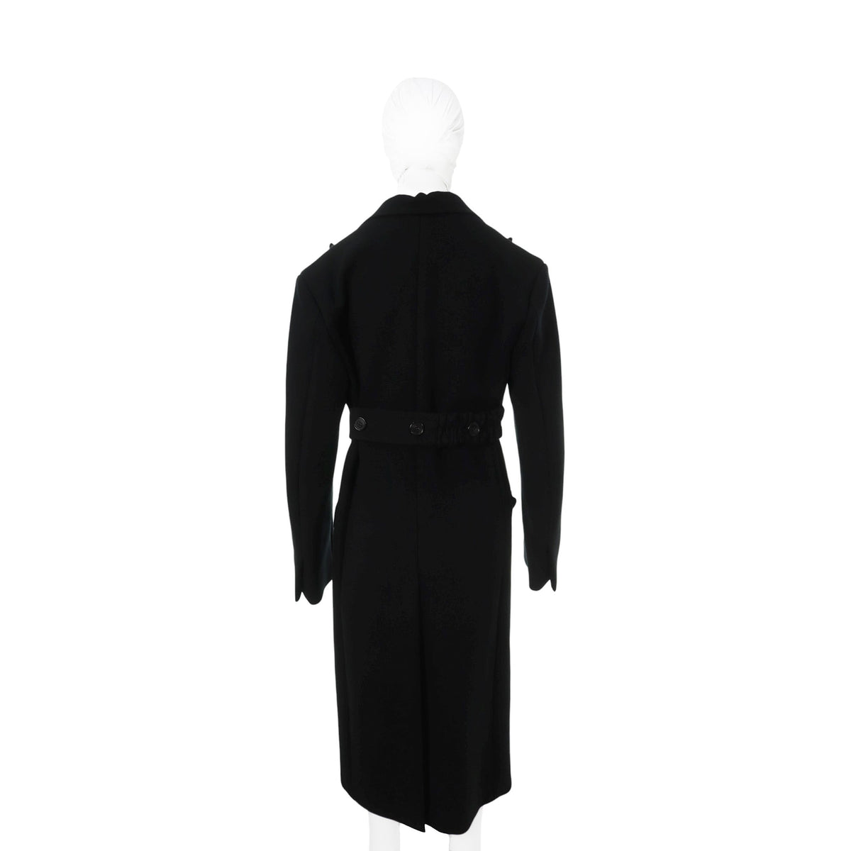Celine CÉLINE by Phoebe Philo Silk Blend Coat Black Size 36