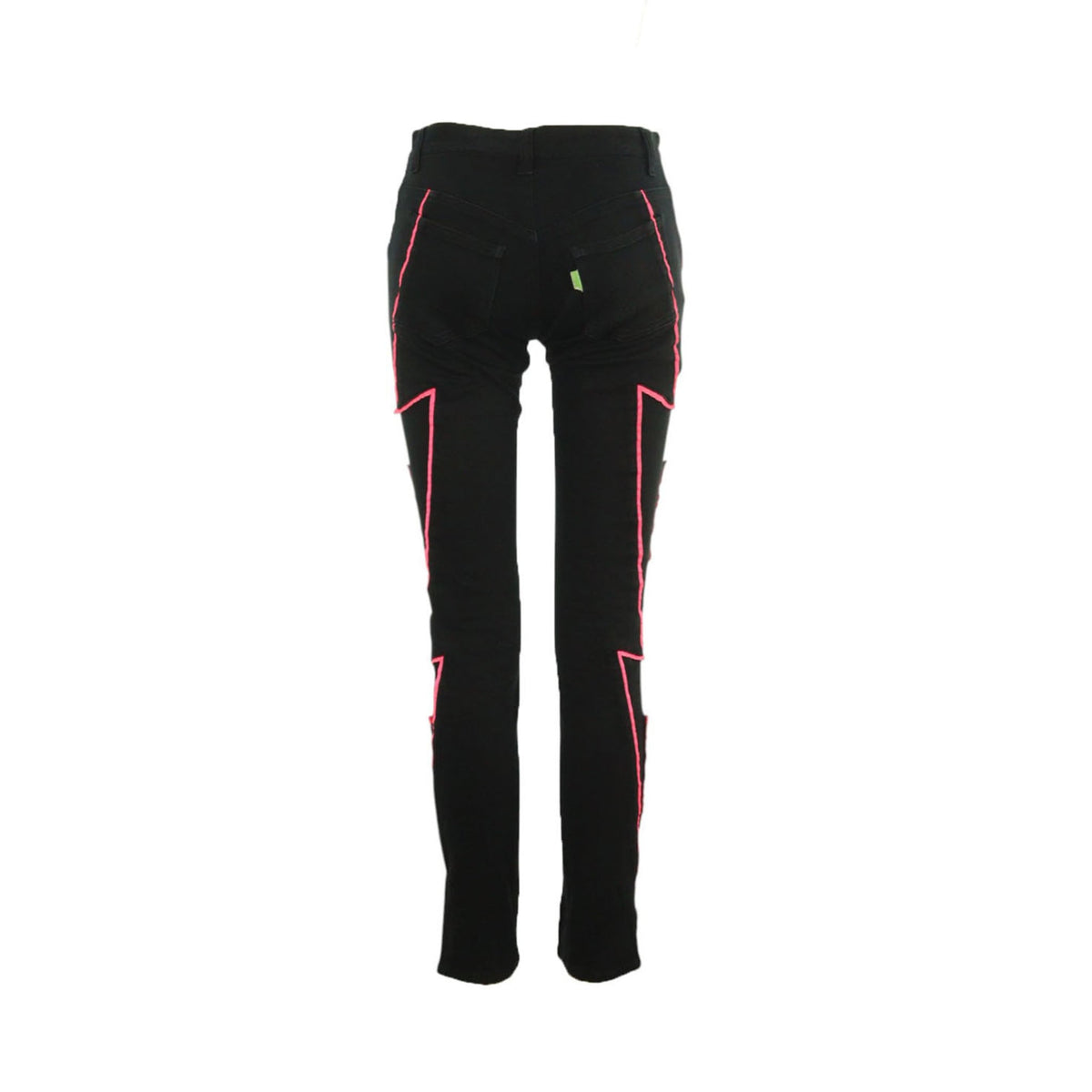 UNDERCOVER 2001 S/S Black Pink Cotton Pants Size M
