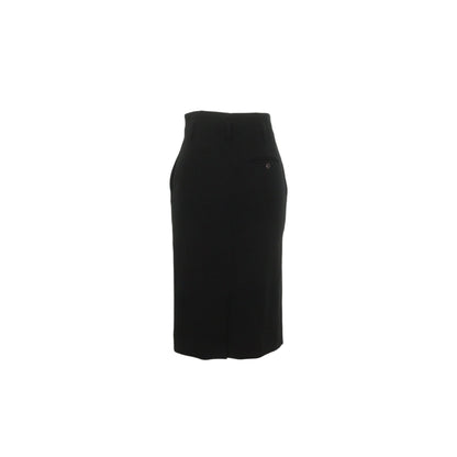 Hermes HERMÈS by Martin Margiela Black Wool Skirt Size 34