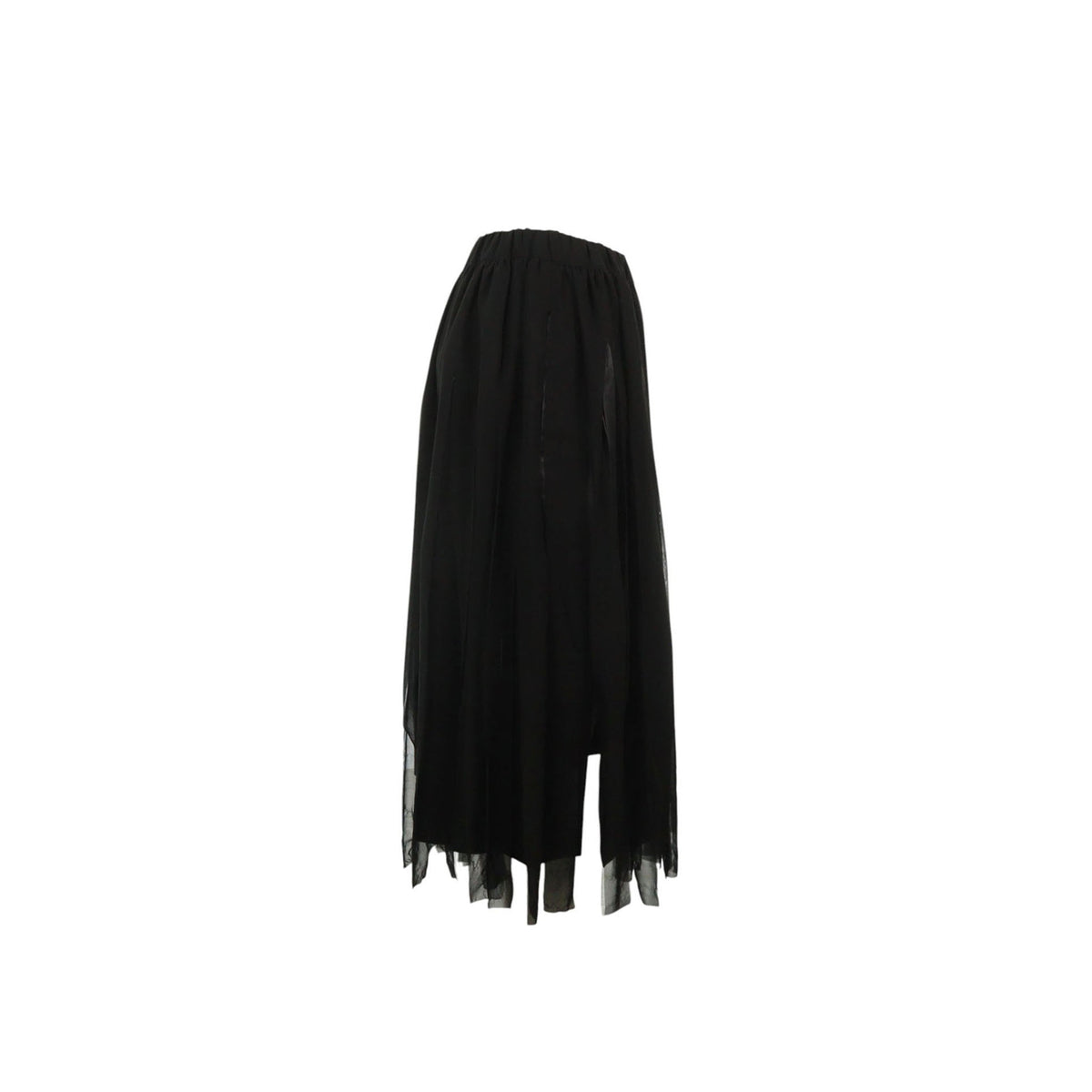 COMME des GARCONS 2022 S/S Black Polyester Skirt Size XS