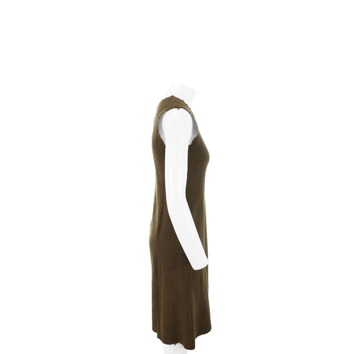 COMME des GARCONS 1994 A/W Brown Wool Blend Dress Size S