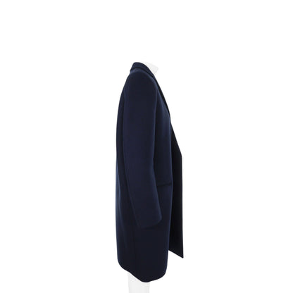 Celine CÉLINE by Phoebe Philo Wool Silk Coat Navy Size 42