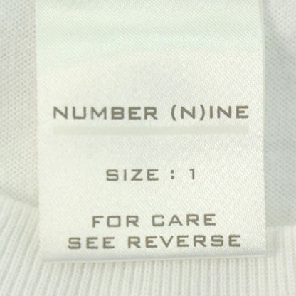 NUMBER (N)INE 2002 S/S 5th Anniv. White Long Sleeve Shirt Size 1