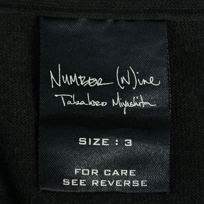 NUMBER (N)INE 2003 S/S-A/W T-Shirt Multi Cotton Size 3