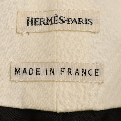 Hermes HERMÈS by Martin Margiela Black Wool Skirt Size 34