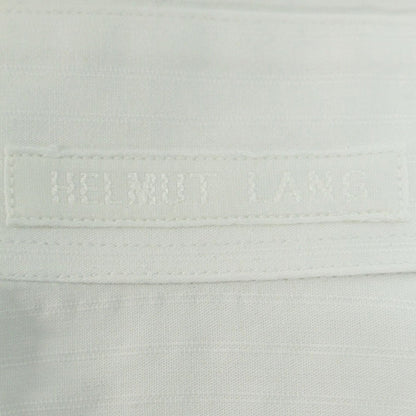 Helmut Lang White Cotton Long Sleeve Shirt
