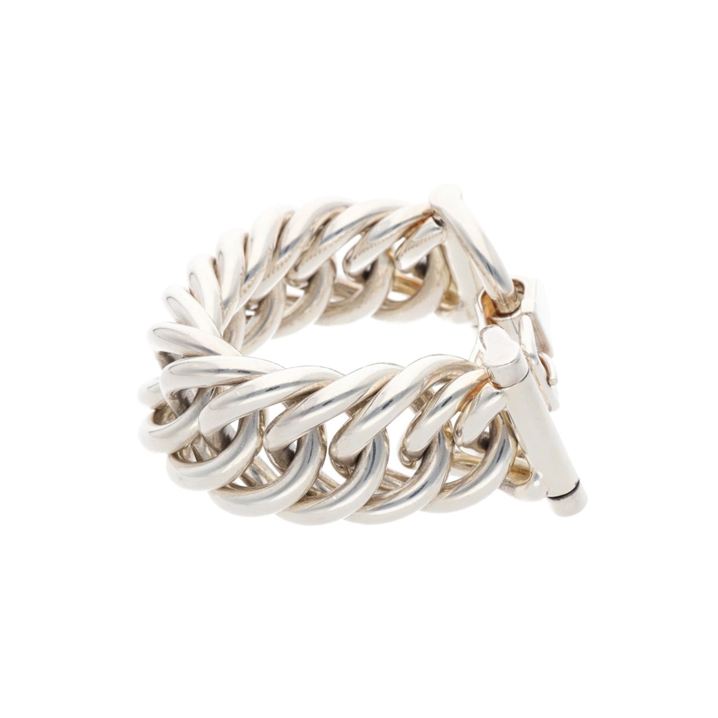 Hermes HERMÈS Silver 925 Bracelet Size 11LINK