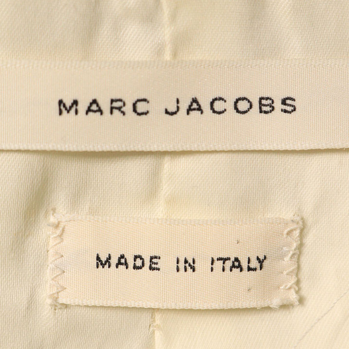 MARC JACOBS White Leather Jacket Size 50