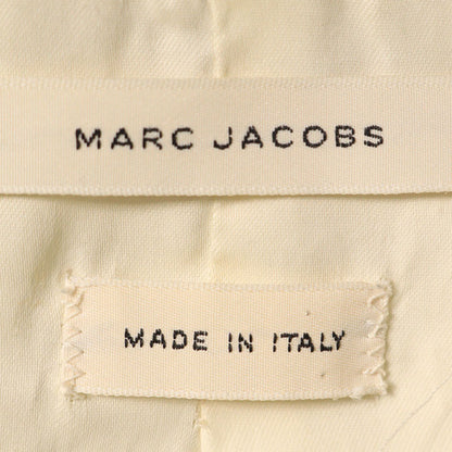 MARC JACOBS White Leather Jacket Size 50