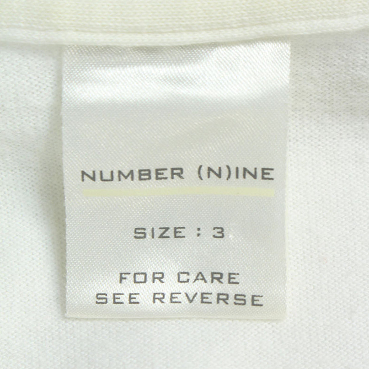 NUMBER (N)INE 2002AW Cotton T-Shirt Multi Size 3