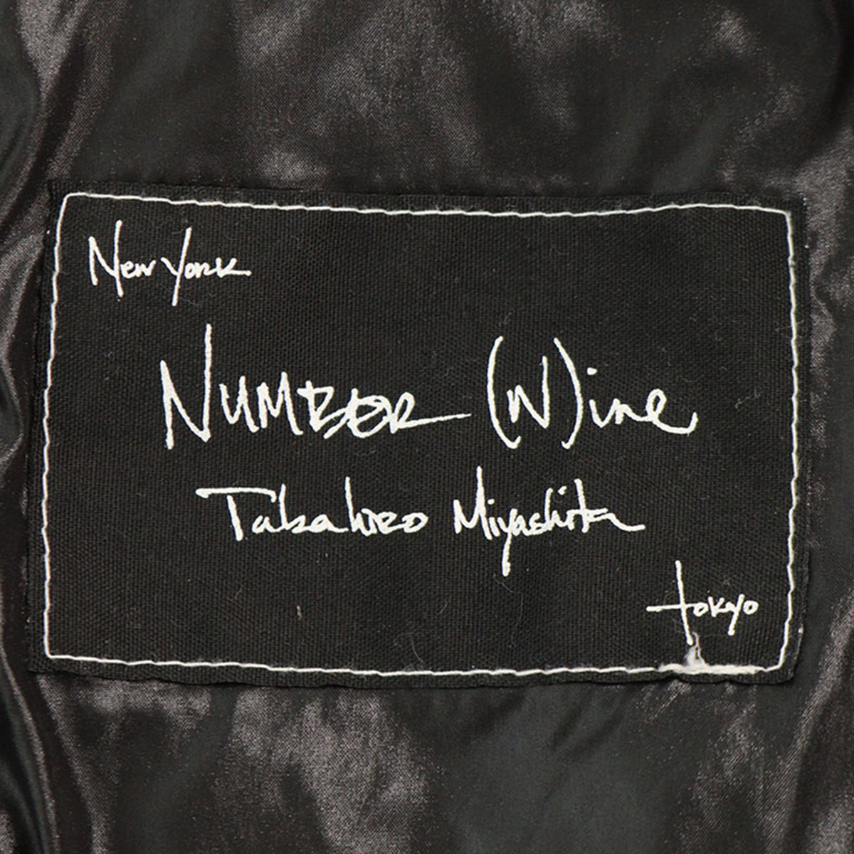 NUMBER (N)INE 2008 A/W Bag Dark Navy