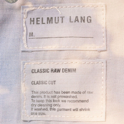Helmut Lang White Blue Jeans
