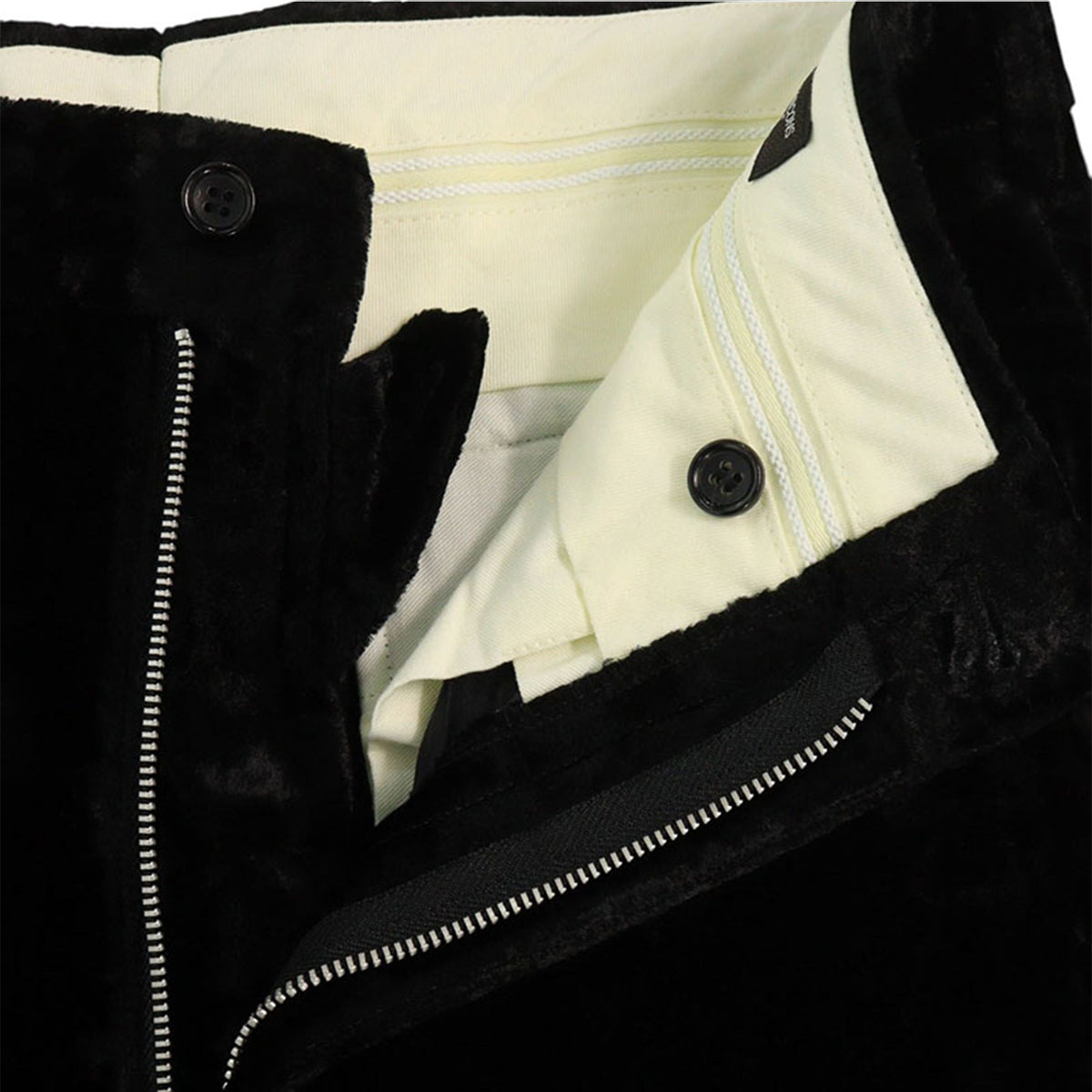 COMME des GARCONS 2006 AW Rayon Black Pants Size S