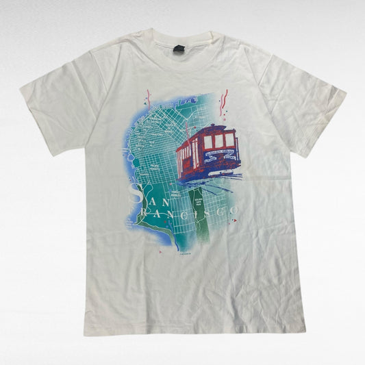 Anvil 80s Short Sleeve T-Shirt White Size L