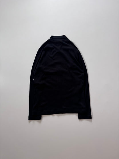 agnes b. HOMME Black Long Sleeve Tee Size XS