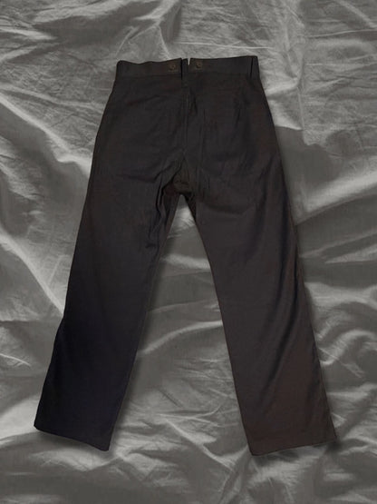 JUNYA WATANABE MAN AW12 Corduroy Trim Pants Black Size XS