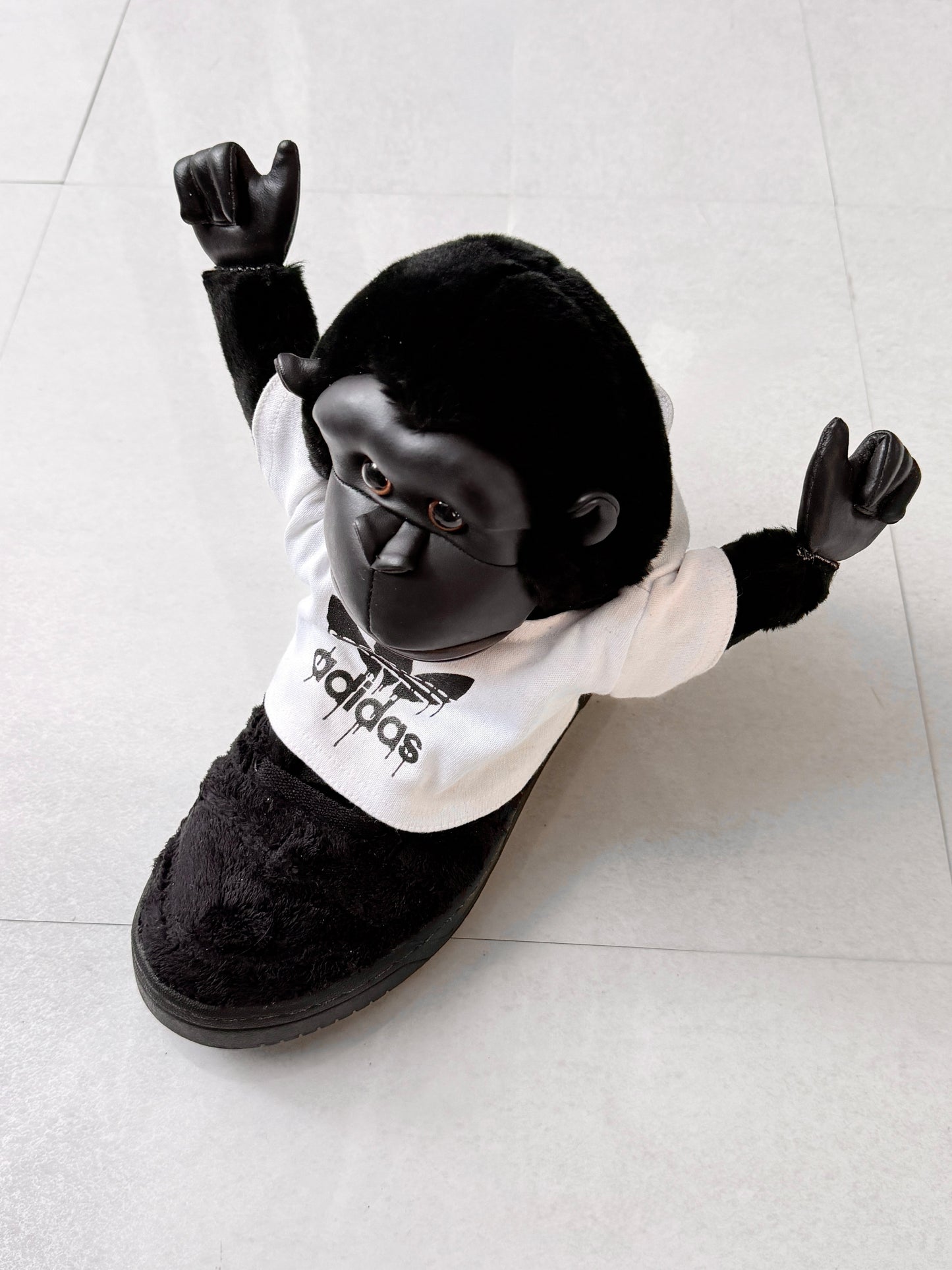 Jeremy Scott x Adidas Gorilla Design Sneakers Size 27.5cm