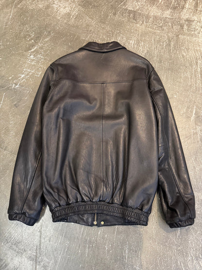 PHENOMENON Black Sheep Leather Long Sleeve Shirt Size M