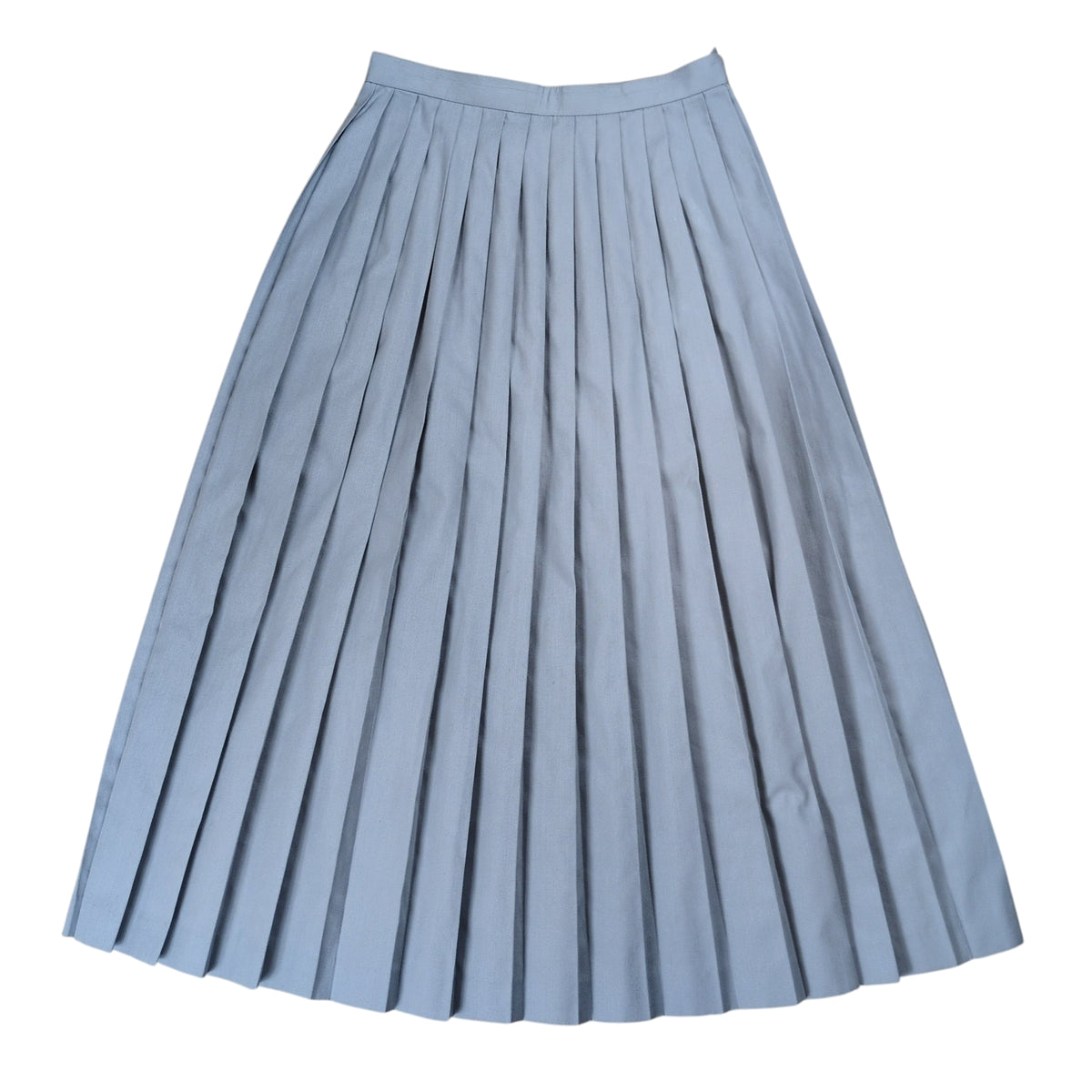 COMME des GARCONS 1980s Pleats Skirt Gray Cotton Size 64