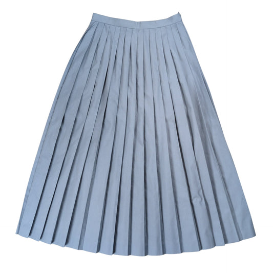 COMME des GARCONS 1980s Pleats Skirt Gray Cotton Size 64