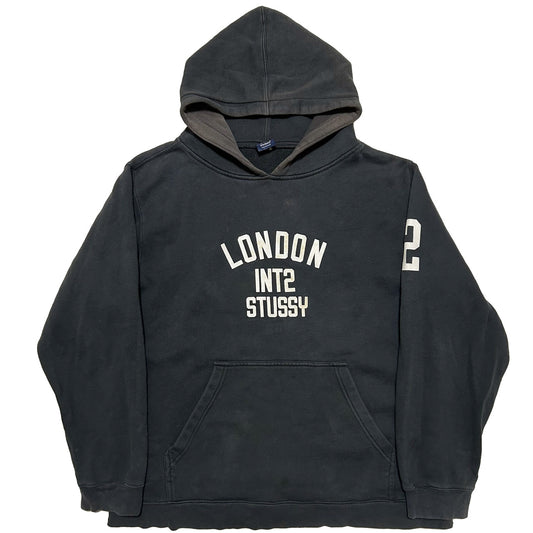 STUSSY 2000s City Series Hoodie Black Size M